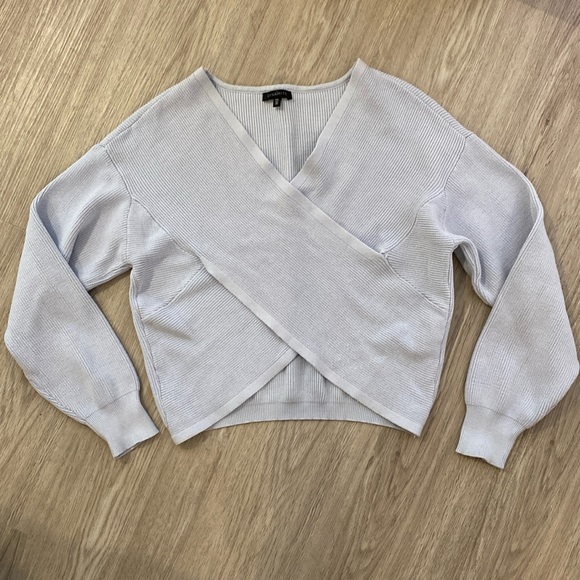 Dynamite | Cross over cropped long sleeve | Size Small - Picture 1 of 4